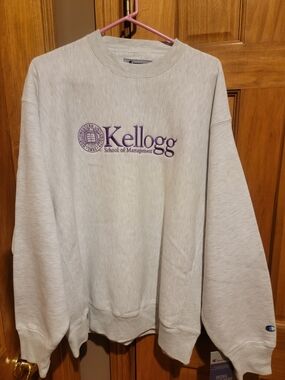 School of Management Men's Crewneck Sweatshirt - Light Gray